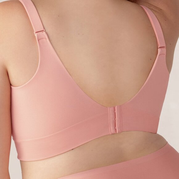 Truekind Supportive Comfort Wireless Shaping Bra - Rose Color - Size L - Picture 2 of 8